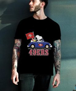 49ers Peanuts Snoopy And Woodstock Drive Car Shirt