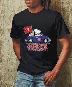 49ers Peanuts Snoopy And Woodstock Drive Car Shirt