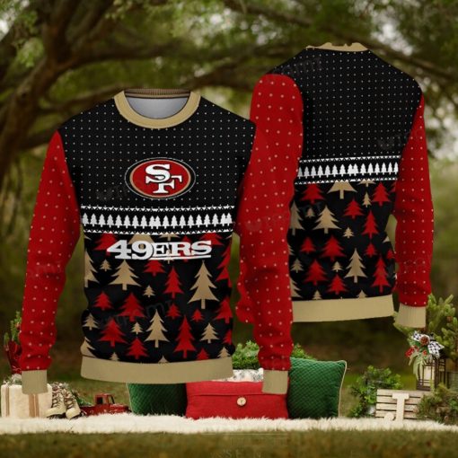 49ers Ugly Christmas Sweater Dot Pattern San Francisco 49ers Gift