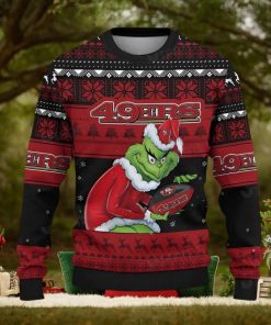 49ers Ugly Christmas Sweater Grinch San Francisco 49ers Gift