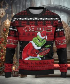 49ers Ugly Christmas Sweater Grinch San Francisco 49ers Gift