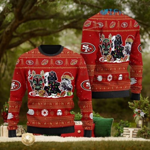 49ers Ugly Christmas Sweater Star Wars San Francisco 49ers Gift