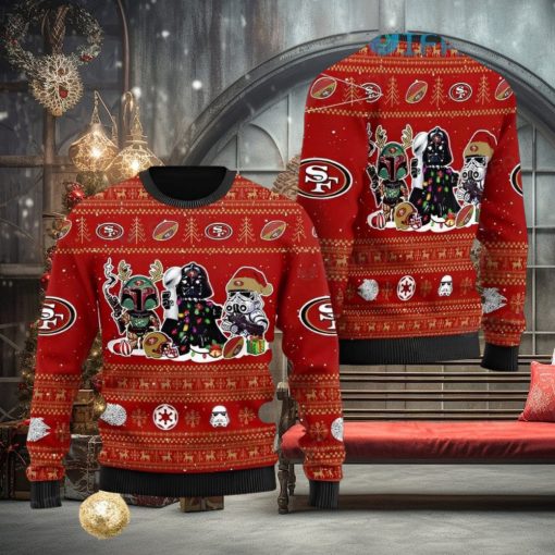 49ers Ugly Christmas Sweater Star Wars San Francisco 49ers Gift