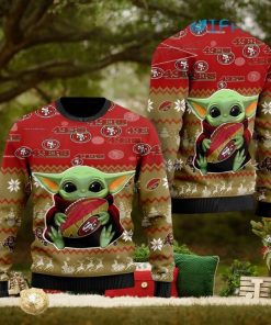 49ers Ugly Sweater Baby Yoda San Francisco 49ers Gift