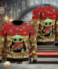 49ers Ugly Sweater Baby Yoda San Francisco 49ers Gift