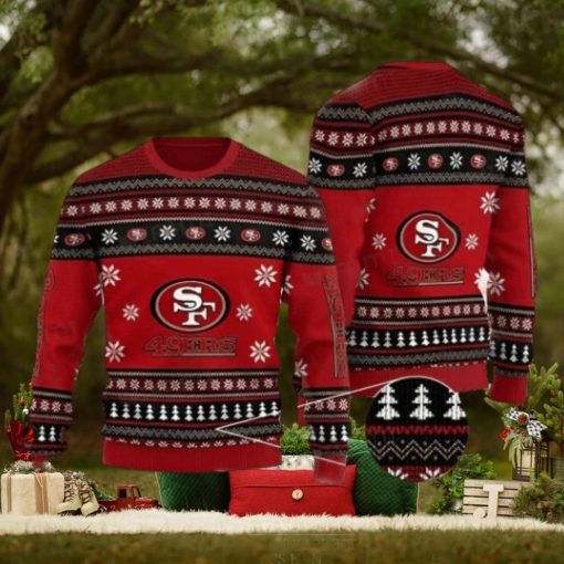 49ers Ugly Sweater Christmas Pattern San Francisco 49ers Gift