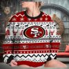 NFL San Francisco 49ers Custom Name And Number Christmas Gift For Fans Ugly Christmas Sweater