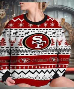 49ers Ugly Sweater Christmas Texture San Francisco 49ers Gift