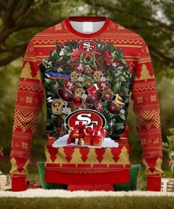 49ers Ugly Sweater Christmas Tree San Francisco 49ers Gift