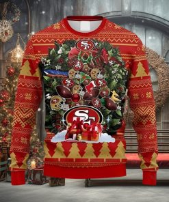 49ers Ugly Sweater Christmas Tree San Francisco 49ers Gift