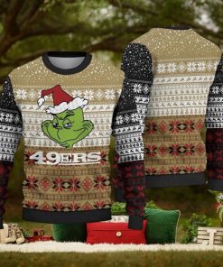 49ers Ugly Sweater Grinch San Francisco 49ers Gift