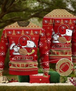 49ers Ugly Sweater Snoopy Woodstock San Francisco 49ers Gift