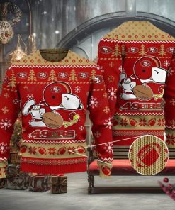 49ers Ugly Sweater Snoopy Woodstock San Francisco 49ers Gift