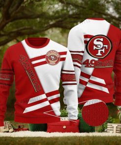49ers Ugly Sweater White And Red San Francisco 49ers Gift