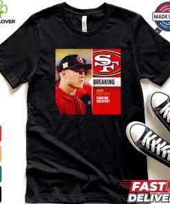 49ers place on IR Christian McCaffrey shirt