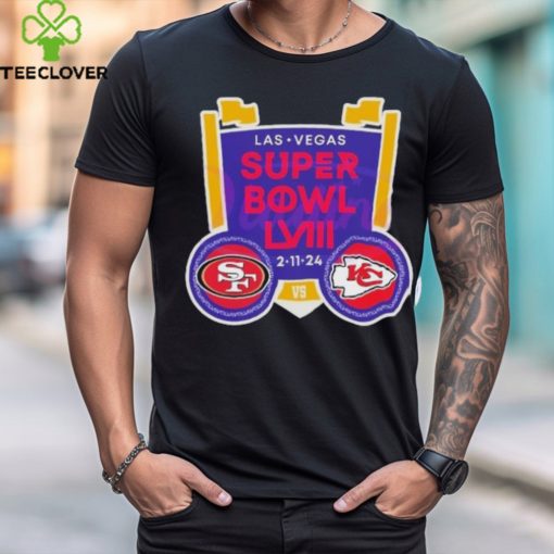 49ers vs Chiefs Super Bowl LVIII Las Vegas 2024 Shirt