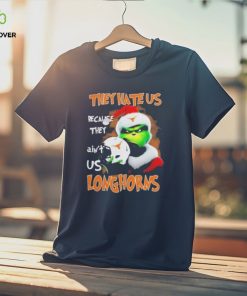 Santa Grinch Christmas They Hate Us Because Ain’t Us Texas Longhorns Shirt