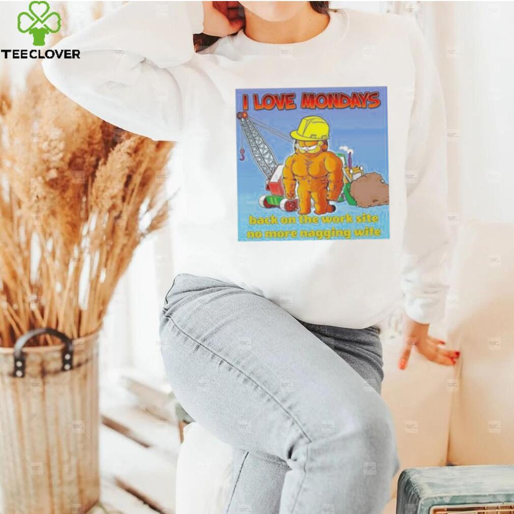 Motivational Garfield I Love Mondays Shirt Motivational Garfield I Love Mondays Shirt