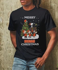 Cleveland Browns Snoopy Family Christmas Shirt