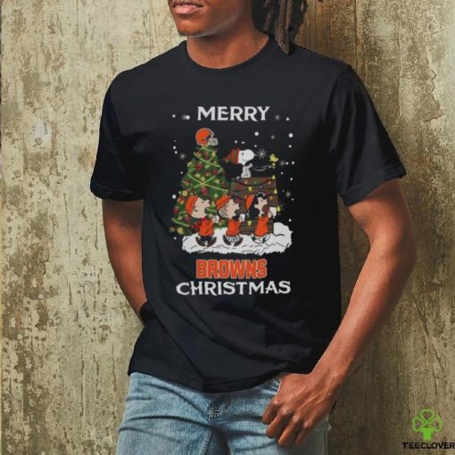 Cleveland Browns Snoopy Family Christmas Shirt