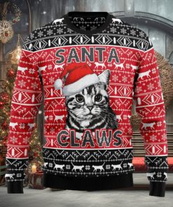 Santa Claws Cat Ugly Christmas Sweater Thankgiving Gift Men Women