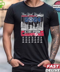 New York Yankees 2024 AL East Division Champions Skyline shirt