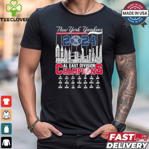 New York Yankees 2024 AL East Division Champions Skyline shirt