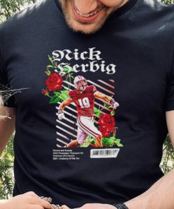 Nick Herbig Wisconsin Badgers number 19 football player art shirt