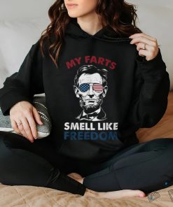 4Th Of July My Farts Smell Like Freedom Abraham Lincoln T Shirt