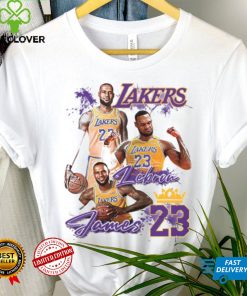 Lebron James T shirt, 23 Lakers Shirt, Los Angeles Lakers Shirt, NBA Team Lakers T Shirt