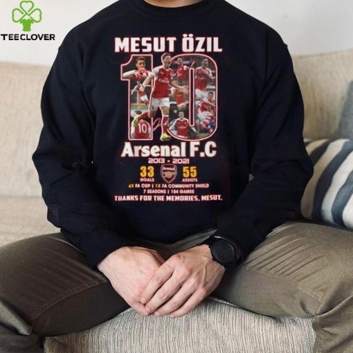 Mesut Ozil Arsenal F.C 2013 – 2021 Thanks For The Memories Mesut T Shirt