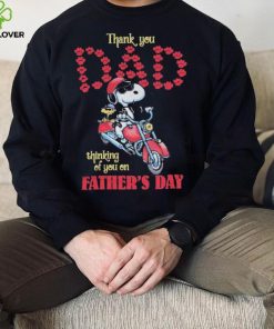 Snoopy Thank You Dad Thinking Of You On Father’s Day hoodie, sweater, longsleeve, shirt v-neck, t-shirt