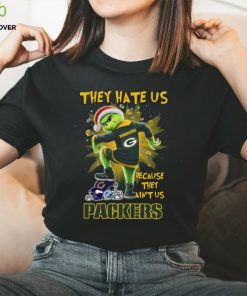 The Grinch They Hate Us Because Ain’t Us Green Bay Packers Stomp On NFL Teams Christmas Shirt