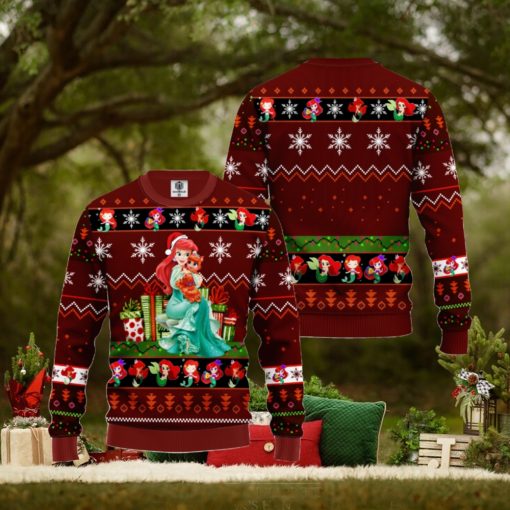 Airel Mermaid ugly Christmas sweater