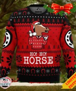 Ho Ho Horse Bojack Horseman Ugly Christmas Sweater