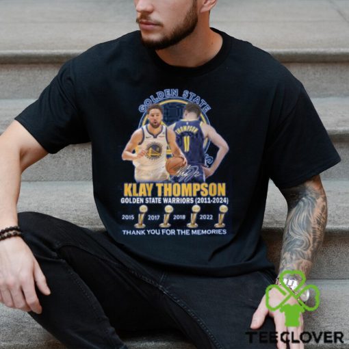 Klay Thompson Golden State Warriors 2011 2024 Thank You For The Memories T Shirt