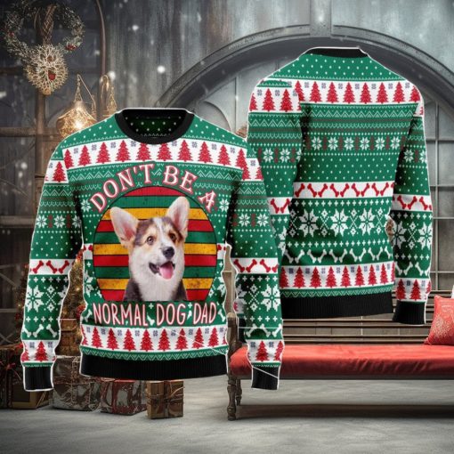 Welsh Corgi Dog Dad Ugly Christmas Sweater Christmas Noel Gift