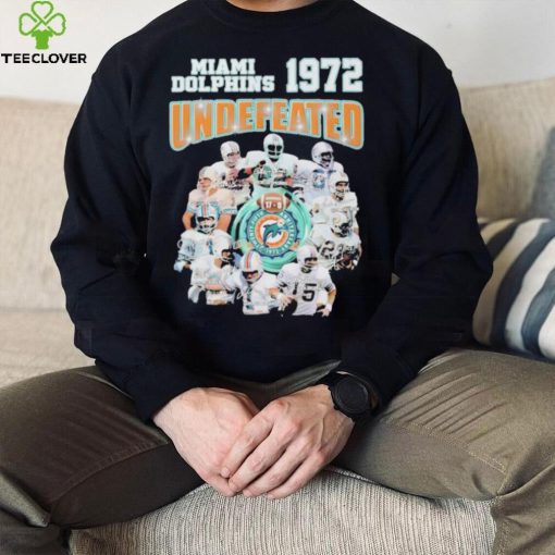 Miami Dolphins 1972 Undefeated Signature Shirt