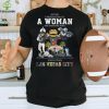 2023 Never underestimate a Woman who understands football and loves Notre Dame team signatures hoodie, sweater, longsleeve, shirt v-neck, t-shirt