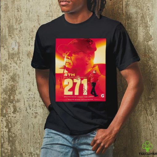 4th Most Wings In Nfl History 271 Passing Coach Tom Landry Shirt