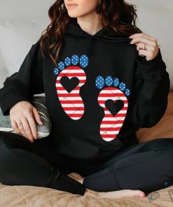 4th Of July Footprint hoodie, sweater, longsleeve, shirt v-neck, t-shirt