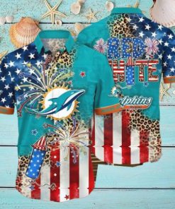 4th Of July Independence Day NFL Miami Dolphins Hawaiian Shirt