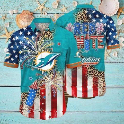 4th Of July Independence Day NFL Miami Dolphins Hawaiian Shirt