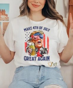 4th Of July Trump Make 4th Of July Great Again.. T Shirt