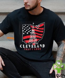 4th of July Cleveland that I love map hoodie, sweater, longsleeve, shirt v-neck, t-shirt