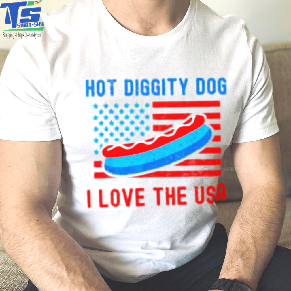4th of july hot diggity dog I love the usa hot dog shirt 4th of july hot diggity dog I love the usa hot dog shirt
