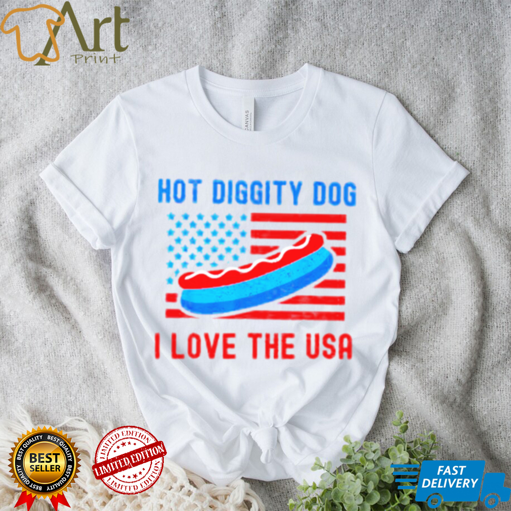 4th of july hot diggity dog I love the usa hot dog shirt 4th of july hot diggity dog I love the usa hot dog shirt