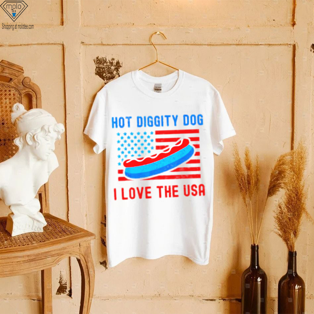 4th of july hot diggity dog I love the usa hot dog shirt 4th of july hot diggity dog I love the usa hot dog shirt