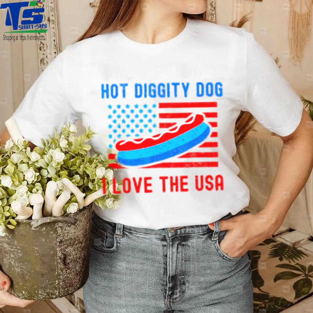 4th of july hot diggity dog I love the usa hot dog shirt 4th of july hot diggity dog I love the usa hot dog shirt