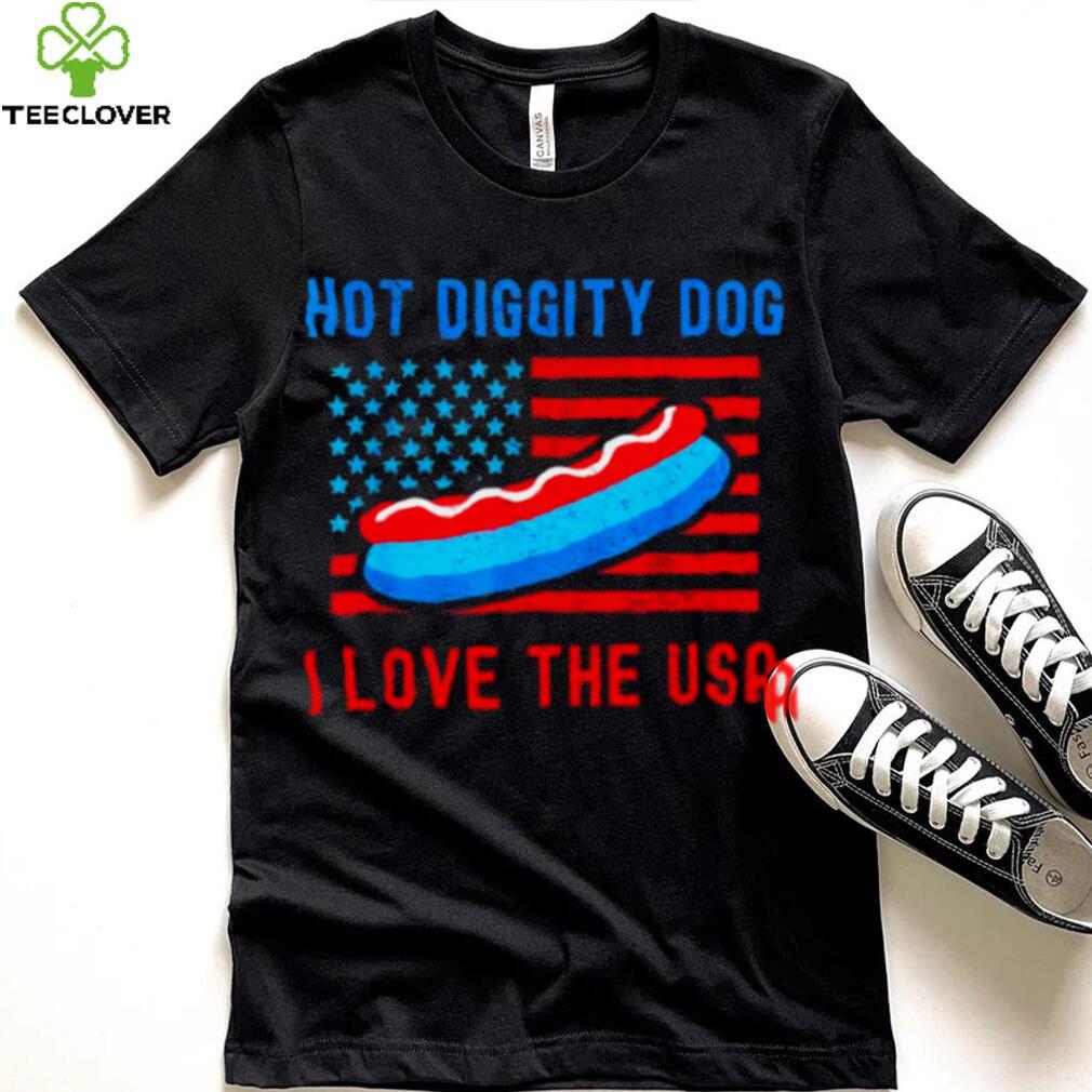 4th of july hot diggity dog I love the usa hot dog shirt 4th of july hot diggity dog I love the usa hot dog shirt